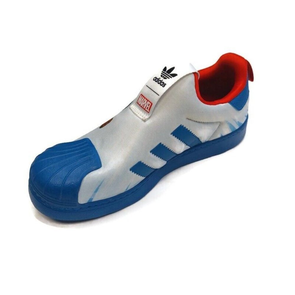 adidas Originals Superstar 360 C Slip On Shoes Marvel Captain America Size 2.5 - Picture 4 of 9